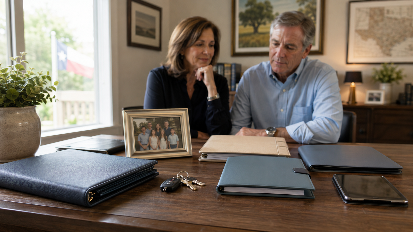 Coordinated estate-planning documents and family information beyond a will