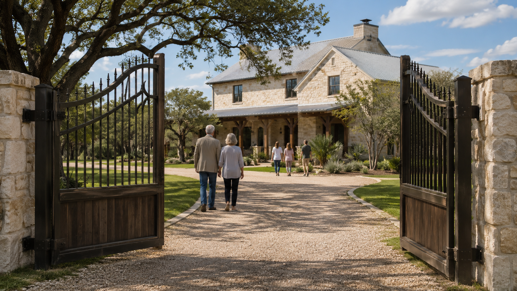 Texas property representing the structured control involved in irrevocable trust planning